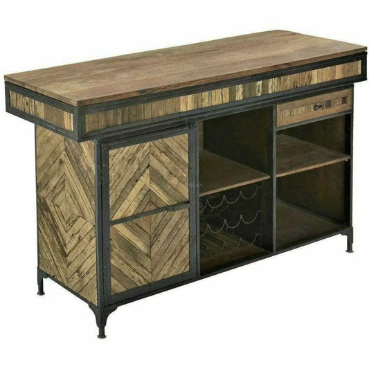 Carveth Home Bar Island Server with Counter