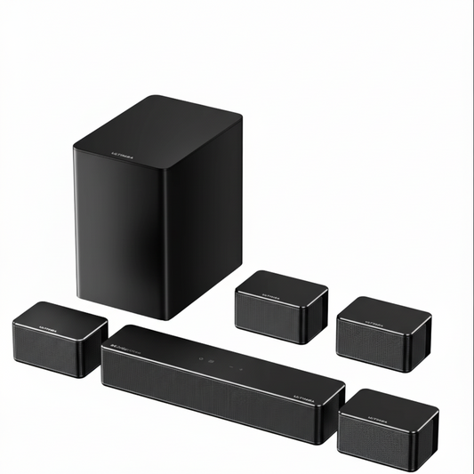 7.1 Surround Sound System Sound Bar for TV with Dolby Atmos&App Control, Home Cinema Bluetooth Speaker with Subwoofer