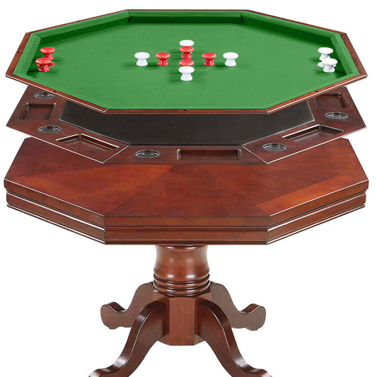 Kingston Walnut 3-In-1 Poker Table